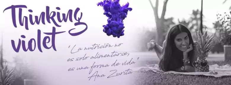 Thinking violet Ana Zurita