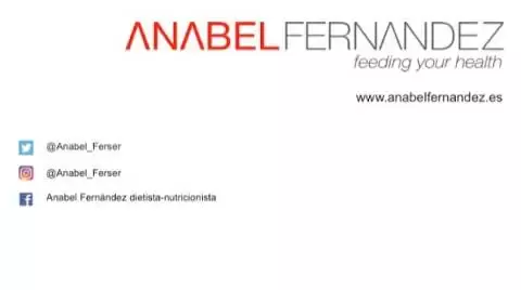 Nutricionista Anabel Fernández